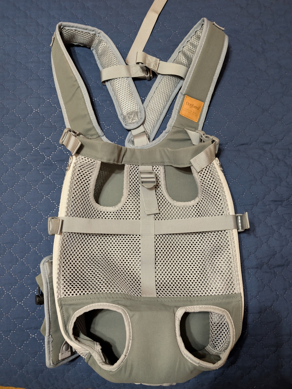 Gray Hands-Free Pet Carrier by